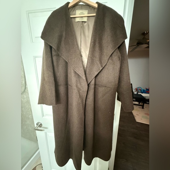 Brown Wool Coat - Picture 2 of 12